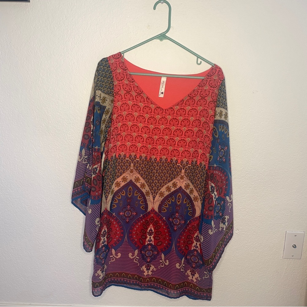 FUN, Pink Owl dress with no size (M/L) and a missing belt.